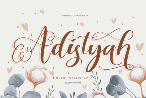 Adistyah Font: A Fresh Script for Branding Projects