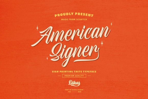 American Signer: A Bold Handwritten Font for Modern Marketing