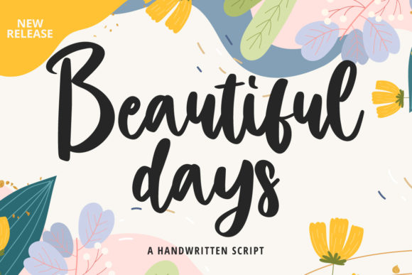Beautiful Days Typeface for a Polished Brand Identity