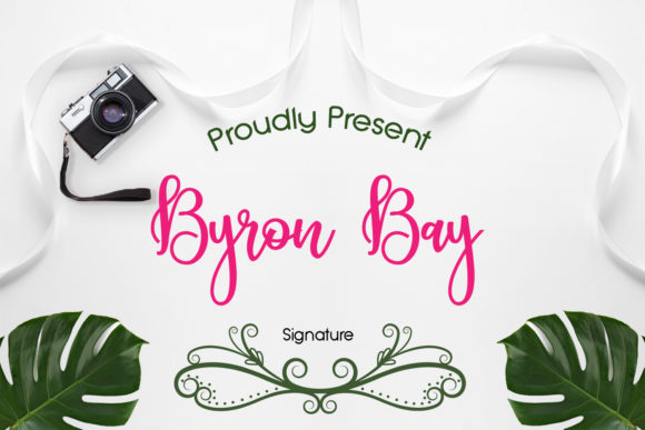 Byron Bay Font: A Polished Script for Small Business Branding