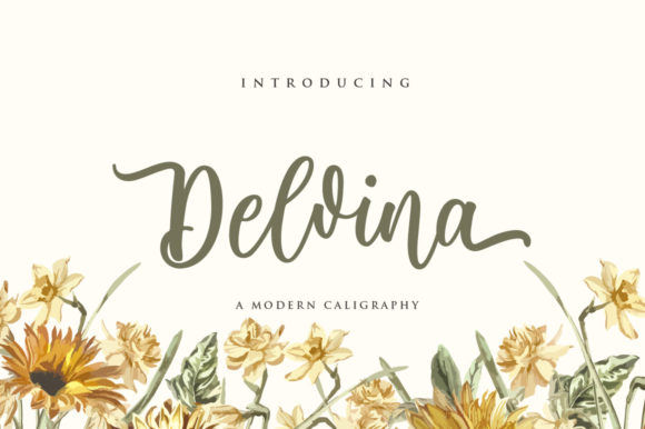 Delvina Font: A Timeless Handwritten Typeface for Crafters