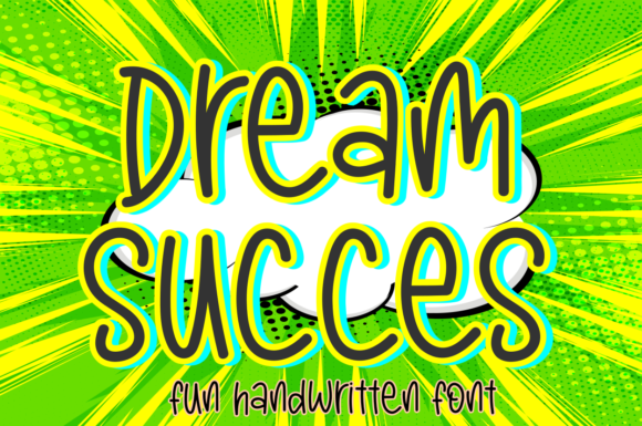 Dream Succes: A Handwritten Typeface for Modern Web Design