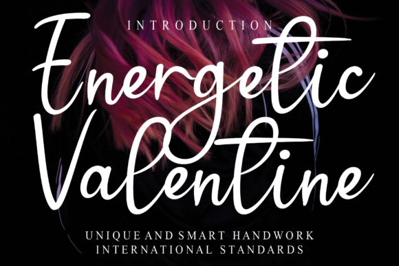 Energetic Valentine: The Perfect Script Font for Handmade Labels and Cards