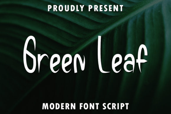 Green Leaf: A Handwritten Font for Authentic Small Business Branding