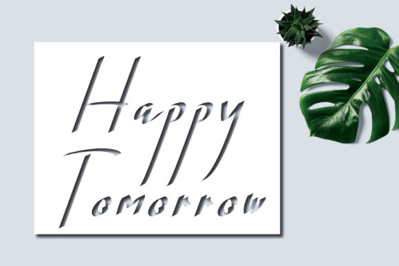 Happytomorrow: A Delicate Script Typeface for Handmade Branding
