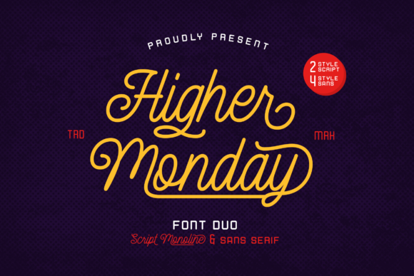 Higher Monday: A Script Font for Modern Web Design