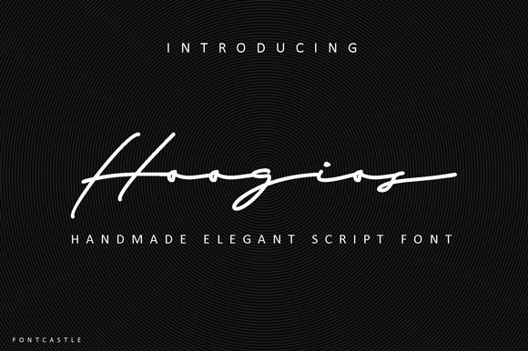 Hoogios Font: A Designer’s Go-To Script Typeface for Web Projects
