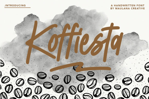 Koffiesta: A Handwritten Font for Timeless Editorial Design