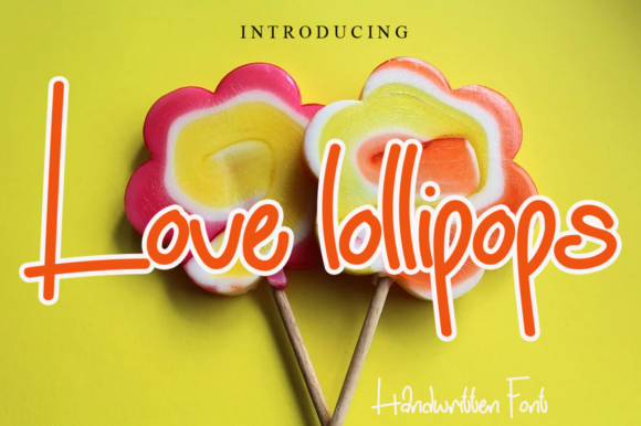 Love Lollipops Font: A Handwritten Typeface for Modern Web Design