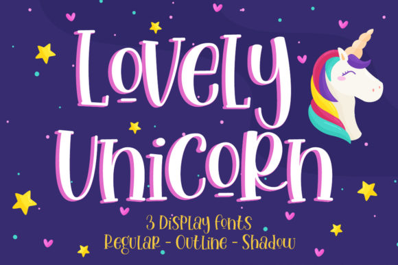 Lovely Unicorn: A Creative Font for Playful Campaigns