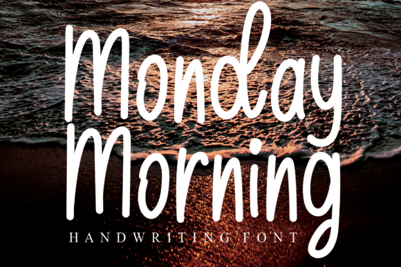 Monday Morning: A Handwritten Typeface for Modern Brand Identity