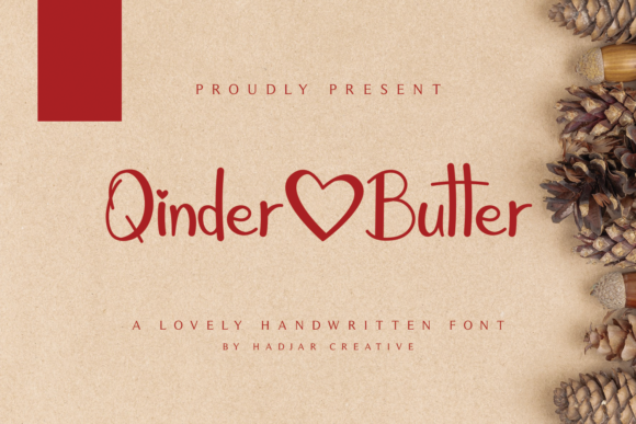 Qinder Butter: A Handwritten Typeface for Editorial Design