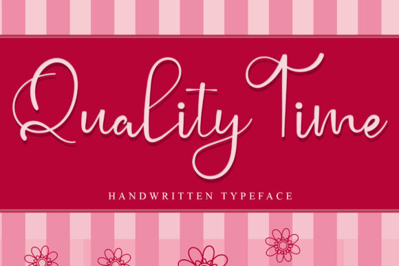 Quality Time Typeface: Elevating Handmade Product Branding
