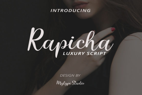 Rapicha Font: A Handwritten Typeface for Modern Branding