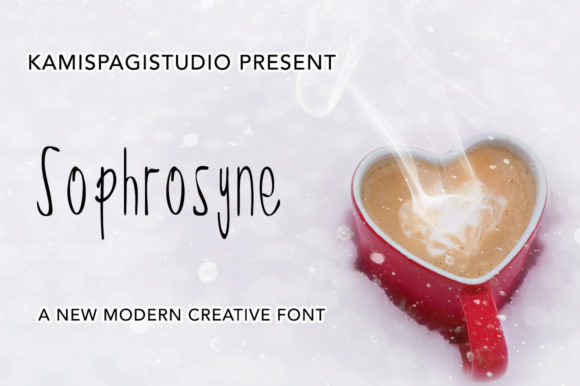 Sophrosyne: A Sweet Script Typeface for Crafters