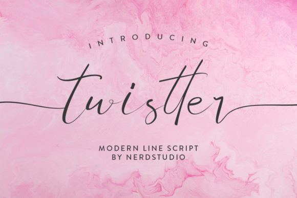 Twister: A Handwritten Typeface for Modern Web Design