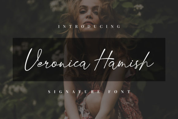 Veronica Hamish Font: A Handwritten Typeface for Creative Makers